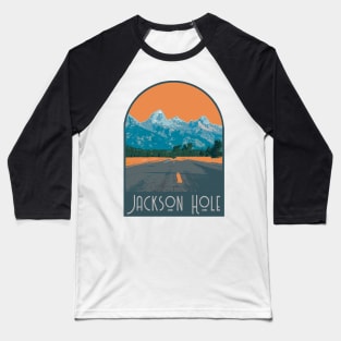 Jackson Hole Decal Baseball T-Shirt